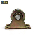 1.2 inch H type colorful steel pulley casters